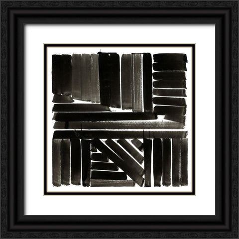 Shape of Song II  Black Ornate Wood Framed Art Print with Double Matting by Cartissi