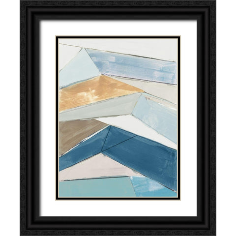 Sailors Cliffs II  Black Ornate Wood Framed Art Print with Double Matting by Cartissi