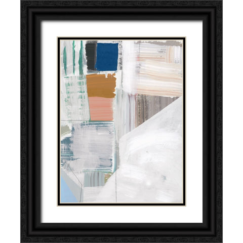 Buildings I Black Ornate Wood Framed Art Print with Double Matting by Cartissi