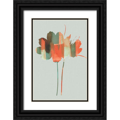 Pastel Union II  Black Ornate Wood Framed Art Print with Double Matting by Cartissi