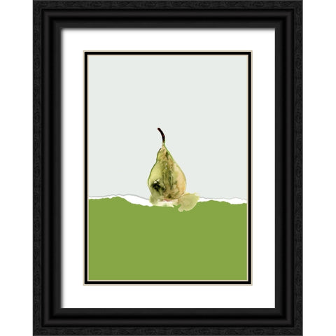 Fruit Contrast II Black Ornate Wood Framed Art Print with Double Matting by Cartissi