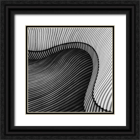 Sea Shore  Black Ornate Wood Framed Art Print with Double Matting by Vangindertael