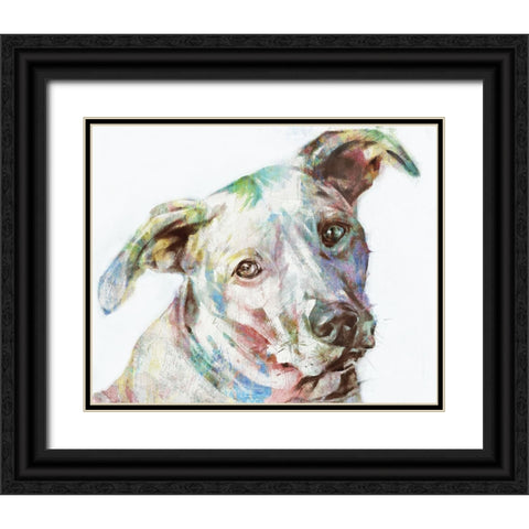 Ridgeback Black Ornate Wood Framed Art Print with Double Matting by Droug, Anya