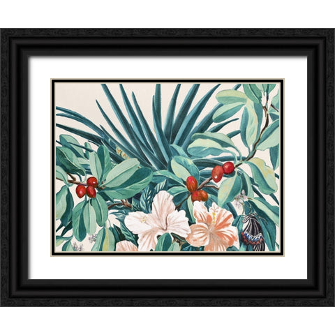 Tropical Heat  Black Ornate Wood Framed Art Print with Double Matting by Earle, Cathy
