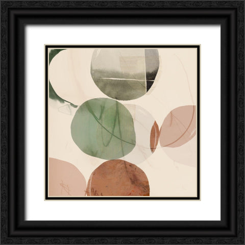 Swing II   Black Ornate Wood Framed Art Print with Double Matting by Hazel J