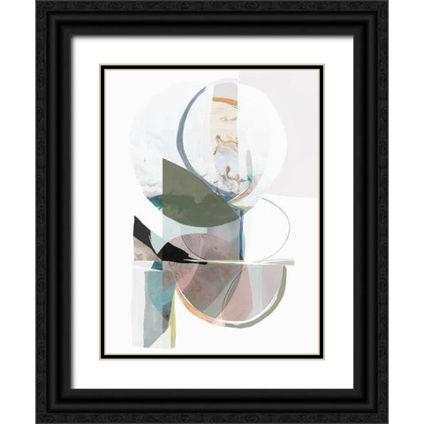 Vertex II  Black Ornate Wood Framed Art Print with Double Matting by Hazel J