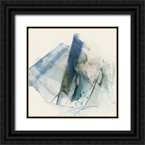 Rhythmic Radiance II Black Ornate Wood Framed Art Print with Double Matting by Hazel J