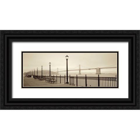 San Fran I Black Ornate Wood Framed Art Print with Double Matting by Rezzonico, Carlo