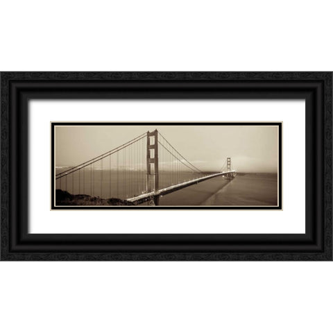 San Fran II Black Ornate Wood Framed Art Print with Double Matting by Rezzonico, Carlo