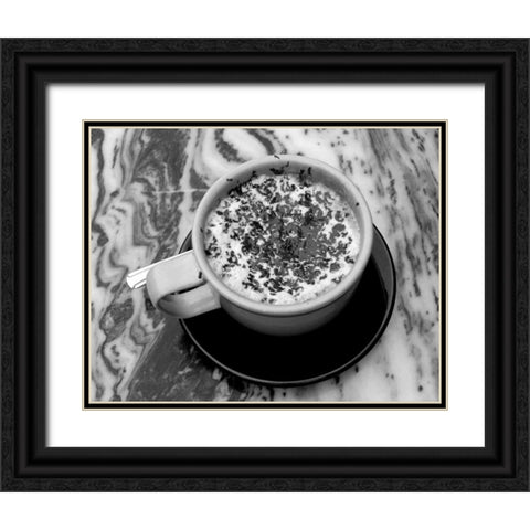 Con Ciccolata Black Ornate Wood Framed Art Print with Double Matting by Amour, Scott