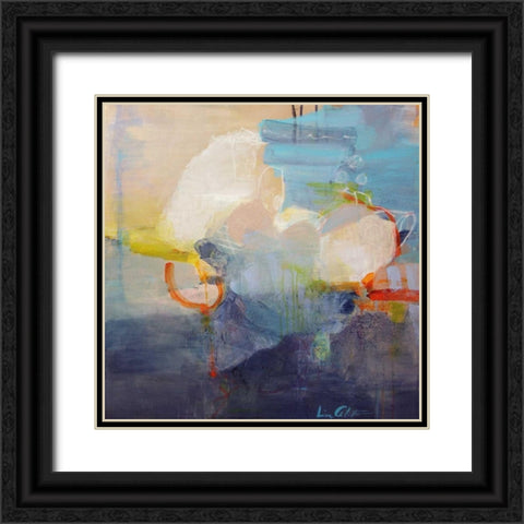 Above the Clouds Black Ornate Wood Framed Art Print with Double Matting by Alattar, Lina