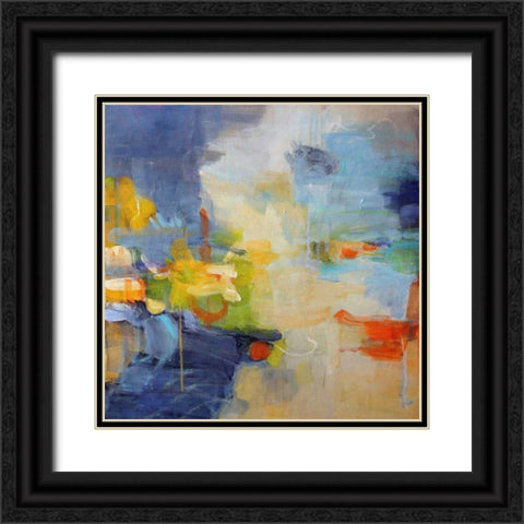 Restless Mind Black Ornate Wood Framed Art Print with Double Matting by Alattar, Lina