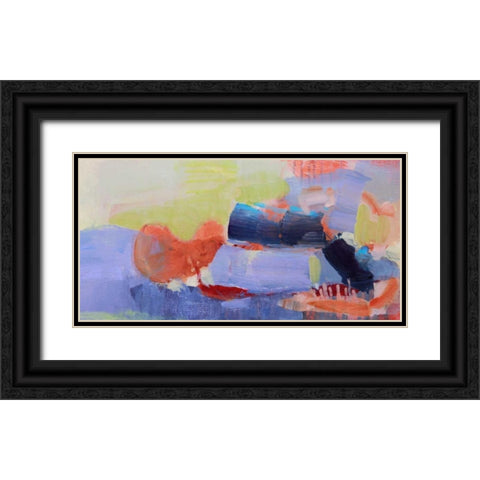 Fluttering My Way Through 2 Black Ornate Wood Framed Art Print with Double Matting by Alattar, Lina