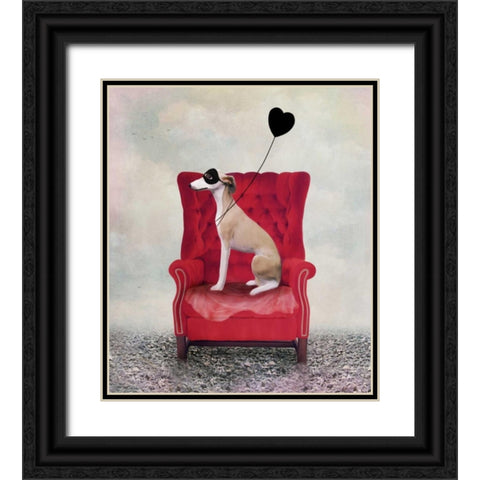 Heathcliffe Black Ornate Wood Framed Art Print with Double Matting by Art and Ghosts