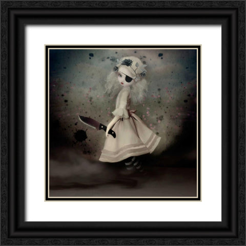 Broken Dawn Black Ornate Wood Framed Art Print with Double Matting by Art and Ghosts