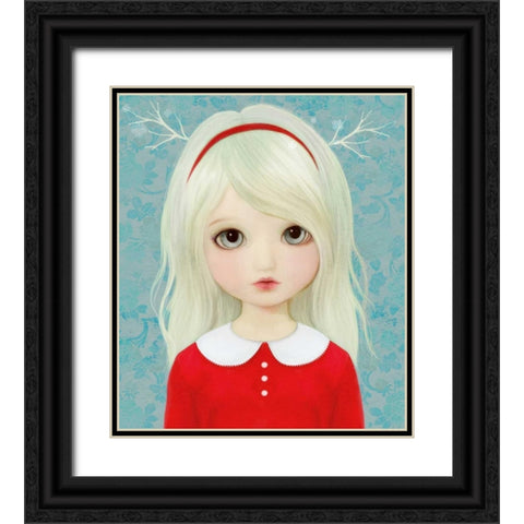 Sylvie Black Ornate Wood Framed Art Print with Double Matting by Art and Ghosts