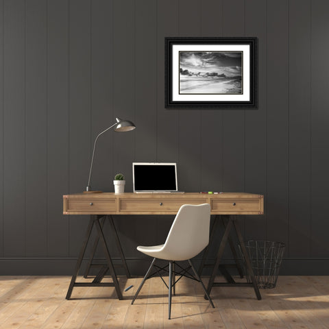 Atlantic Sunrise No. 20 Black Ornate Wood Framed Art Print with Double Matting by Amoruso, Robert J.