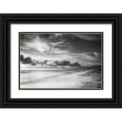 Atlantic Sunrise No. 20 Black Ornate Wood Framed Art Print with Double Matting by Amoruso, Robert J.