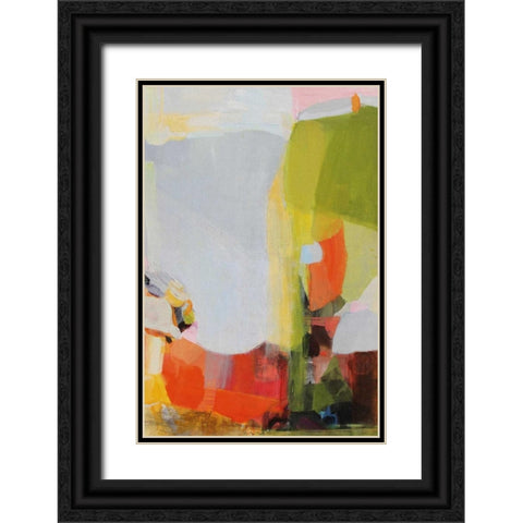 Gift of 65 Roses Black Ornate Wood Framed Art Print with Double Matting by Alattar, Lina