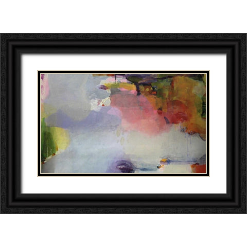 Other Side of The Moon Black Ornate Wood Framed Art Print with Double Matting by Alattar, Lina
