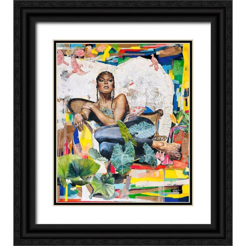 The Ramona Leeza Black Ornate Wood Framed Art Print with Double Matting by Anderson, Noland