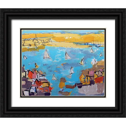 Grab Your Life Black Ornate Wood Framed Art Print with Double Matting by Anders, Per
