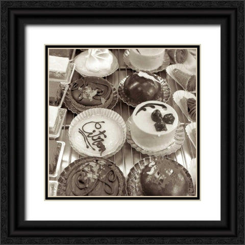 Marketplace - 8 Black Ornate Wood Framed Art Print with Double Matting by Blaustein, Alan