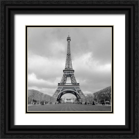 Tour Eiffel - 16 Black Ornate Wood Framed Art Print with Double Matting by Blaustein, Alan