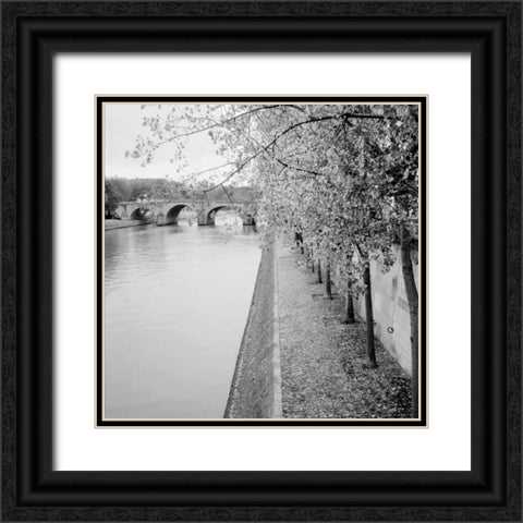 Paris - 10 Black Ornate Wood Framed Art Print with Double Matting by Blaustein, Alan