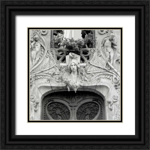 Paris Art Deco - 1 Black Ornate Wood Framed Art Print with Double Matting by Blaustein, Alan