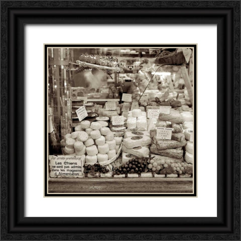 Marketplace - 9 Black Ornate Wood Framed Art Print with Double Matting by Blaustein, Alan