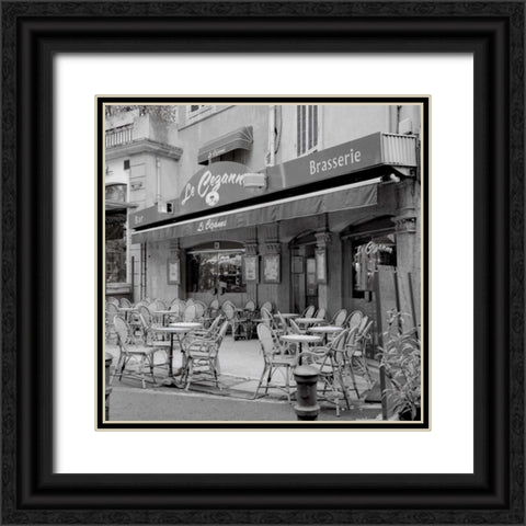 Le Cezzane Black Ornate Wood Framed Art Print with Double Matting by Blaustein, Alan