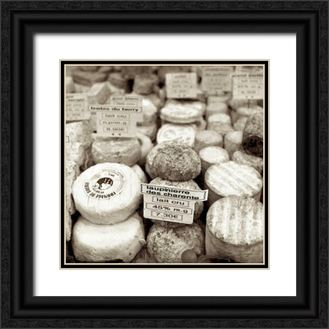 Marketplace - 5 Black Ornate Wood Framed Art Print with Double Matting by Blaustein, Alan