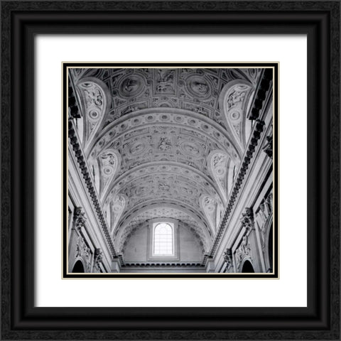 Paris - 2 Black Ornate Wood Framed Art Print with Double Matting by Blaustein, Alan