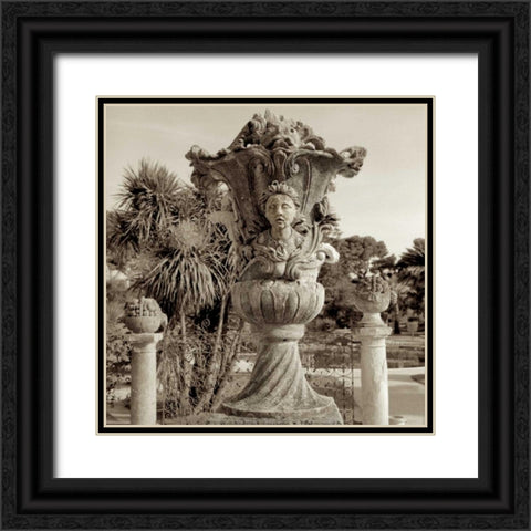 Cote dÃ¢â‚¬â„¢Azur 2 Black Ornate Wood Framed Art Print with Double Matting by Blaustein, Alan
