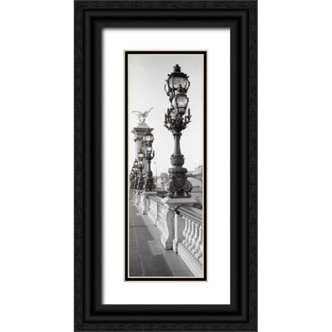 Paris - 10 Black Ornate Wood Framed Art Print with Double Matting by Blaustein, Alan