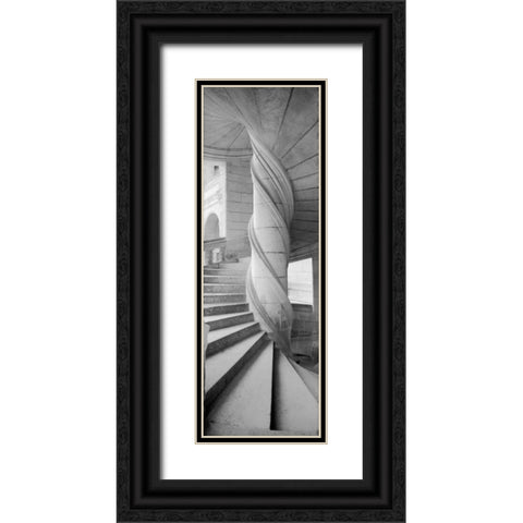 Chateau - 5 Black Ornate Wood Framed Art Print with Double Matting by Blaustein, Alan