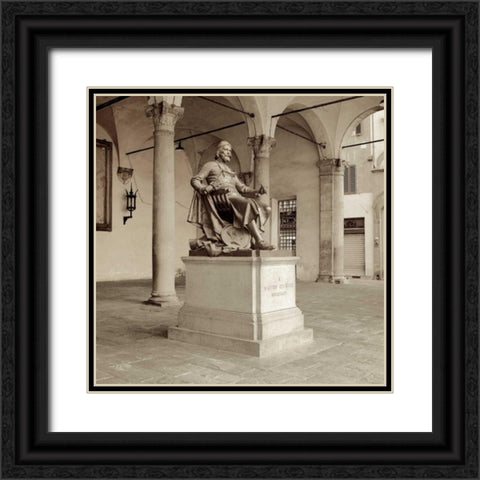 Lucca - 2 Black Ornate Wood Framed Art Print with Double Matting by Blaustein, Alan