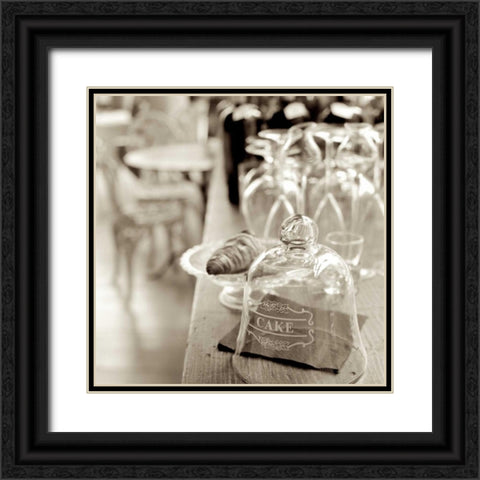 Lombardy - 4 Black Ornate Wood Framed Art Print with Double Matting by Blaustein, Alan