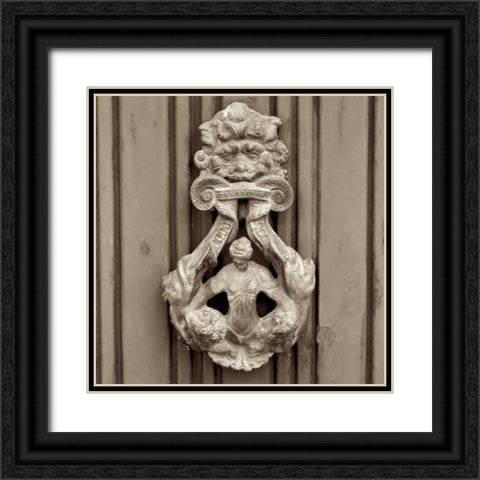La Porta Soprammobile - 3 Black Ornate Wood Framed Art Print with Double Matting by Blaustein, Alan