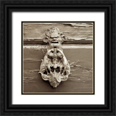 La Porta Soprammobile - 2 Black Ornate Wood Framed Art Print with Double Matting by Blaustein, Alan