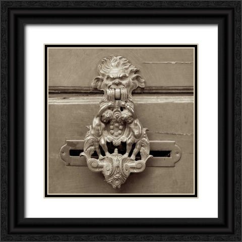 La Porta Soprammobile - 4 Black Ornate Wood Framed Art Print with Double Matting by Blaustein, Alan