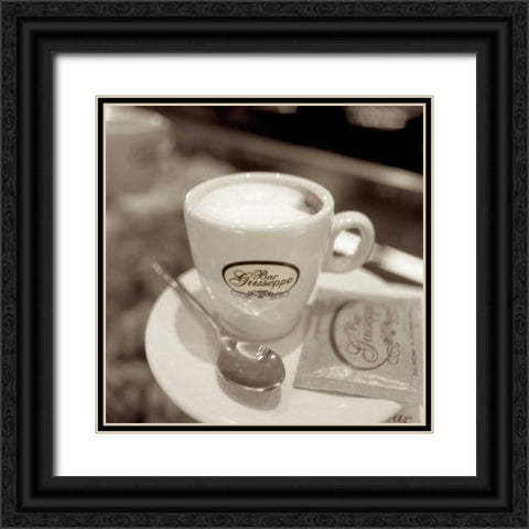 Bar Giuseppe Black Ornate Wood Framed Art Print with Double Matting by Blaustein, Alan