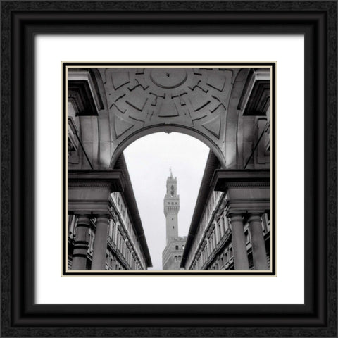 Firenze - 2 Black Ornate Wood Framed Art Print with Double Matting by Blaustein, Alan
