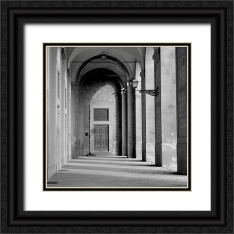 Firenze - 3 Black Ornate Wood Framed Art Print with Double Matting by Blaustein, Alan