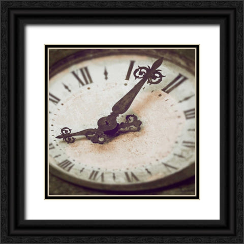il Grande Orologio Color Black Ornate Wood Framed Art Print with Double Matting by Blaustein, Alan