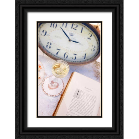 Wine - 6 Black Ornate Wood Framed Art Print with Double Matting by Blaustein, Alan