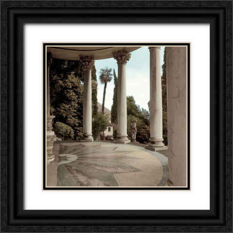 Lombardy - 12 Black Ornate Wood Framed Art Print with Double Matting by Blaustein, Alan