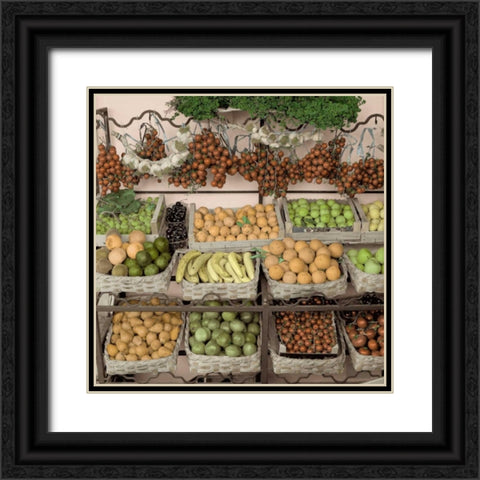 Marketplace - 18 Black Ornate Wood Framed Art Print with Double Matting by Blaustein, Alan