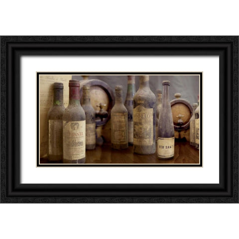 Enoteca Cortona - 5 Black Ornate Wood Framed Art Print with Double Matting by Blaustein, Alan